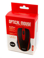 USB дротова оптична мишка Havit HV-MS753 Red