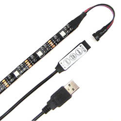 Світлодіодна RGB стрічка з USB і мініконтролером Feron LS708