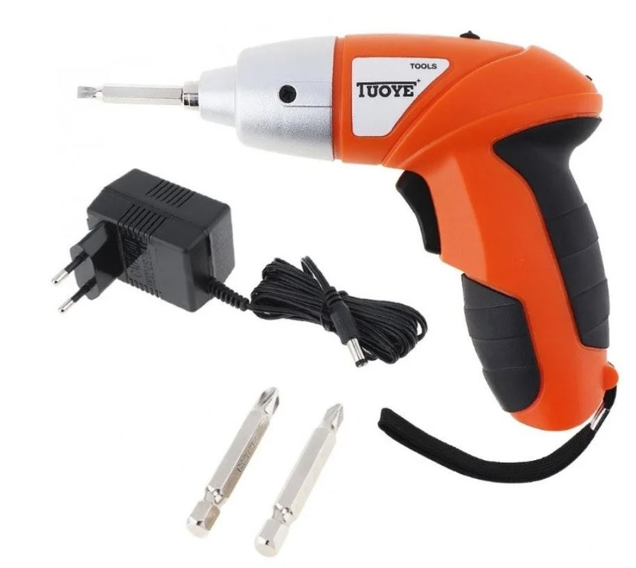 Електровикрутка Tuoye Cordless Screw з 2 бітами, фото 1