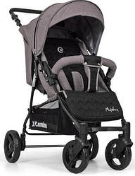 Коляска дитяча прогулянкова El Camino My Way ME 1012L Ash Black, сіра
