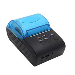 Мобільний термопринтер для чеків POS-принтер Mini ZJ-5805DD 58 мм Bluetooth