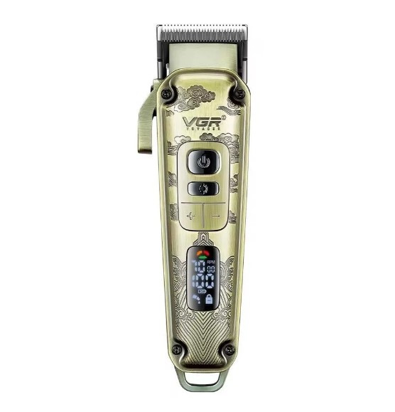 Машинка для стрижки VGR V-005, золотиста