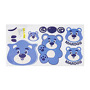 Каталка-толокар з батьківською ручкою JOY (колеса PU зі світлом, музика українською, світло) SJ-918-30 Синій, фото 5