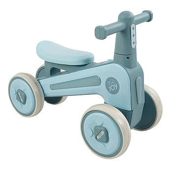 Біговел чотириколісний JOY (колеса 6", рама пластикова, підсвічування, українське озвучення) SL-10330 Синій