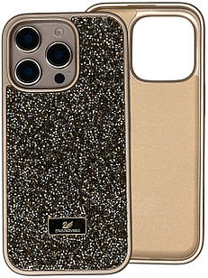 Чохол Swarovski з м’якою мікрофіброю для iPhone 16 Pro