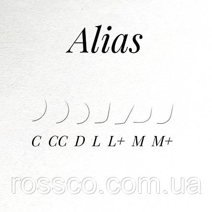 Вії Alias чорні 16 ліній C 0.10, 6 мм, фото 3