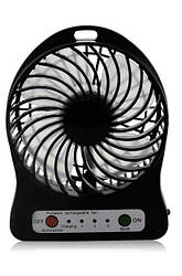 Мини вентилятор mini fan XSFS-01 с аккумулятором 18650 Black