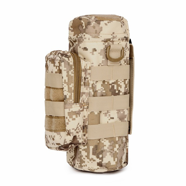 Тактична сумка на пояс для пляшки з MOLLE 26*12 см N02248 Pixel Desert