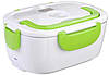 Ланчбокс із підігрівом Lunch heater box 12v, зелений, фото 3