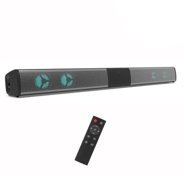 Бездротова звукова панель саундбар BS28E Bluetooth колонка для телевізора та ПК з RGB-підсвіткою і пультом