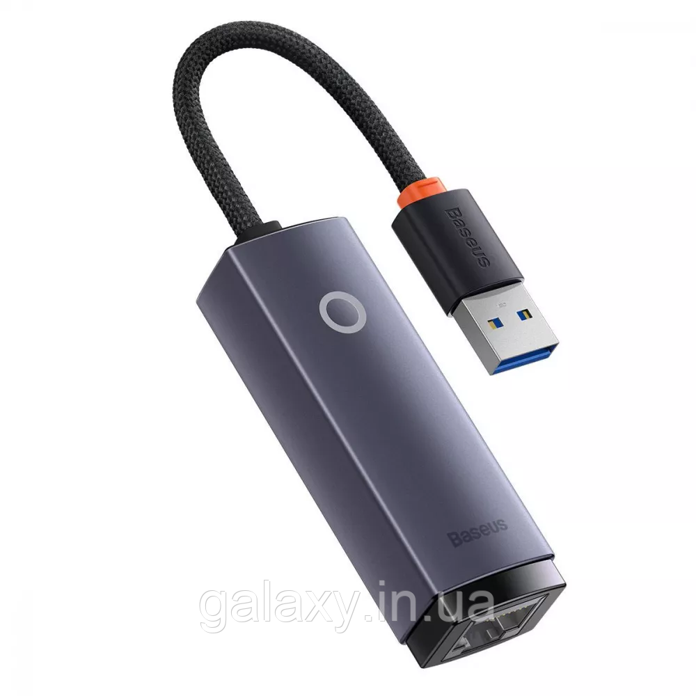 Адаптер Baseus USB to RJ45 1000Mbps Ethernet интернет переходник Lite Series, фото 1