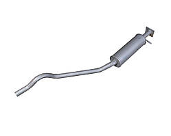 Резонатор Daewoo Nexia, закатаний