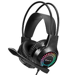 Навушники ігрові XTRIKE ME Gaming RGB Backlight GH-709 чорні