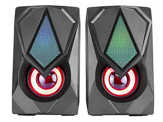 Колонки комп'ютерні XTRIKE ME RGB Backlight SK-402, чорні