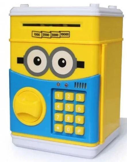 Сейф-копилка дитячий Cartoon Box 7030 з кодовим замком, міньйон