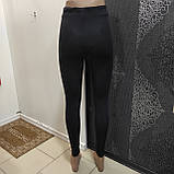 Лосини жіночі чорні легінси зі стрейчем, фото 4