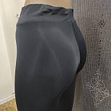 Лосини жіночі чорні легінси зі стрейчем, фото 3