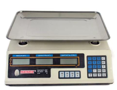 Ваги торговельні MATARIX MX-410А на 50 кг, фото 1