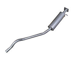 Резонатор Daewoo Nexia, з отвором під датчик, закатаний