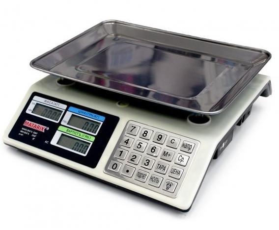 Ваги торговельні електронні MATARIX MX-414 до 50 кг, фото 1