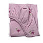 Простирадло на резинці односпальне  рожеве в асортименті | Бязь 80x200 см, фото 3