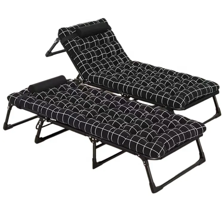 Розкладне ліжко з матрацом та подушкою LEOBRO FB-S04-PP