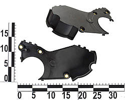 Захист ременя ГРМ DAEWOO, CHEVROLET LANOS, AVEO 1.5 перед. низ. "кожух"