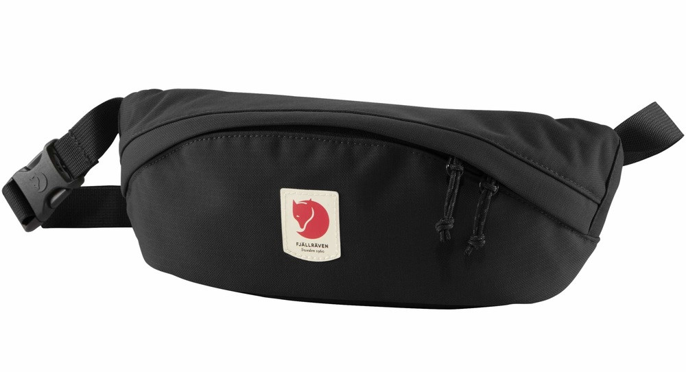 Сумка поясна бананка Kanken Fjallraven X007, чорна, фото 1