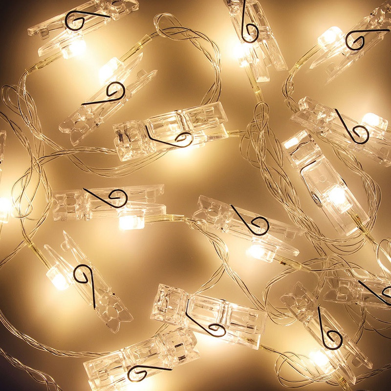Гірлянда світлодіодна прищіпки SK Photo Clip String Lights, фото 1