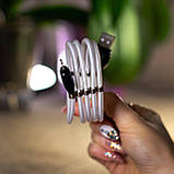 USB кабель MOXOM micro USB (MX-CB46) Magnetic clips білий, фото 6