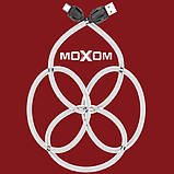 USB кабель MOXOM micro USB (MX-CB46) Magnetic clips білий, фото 7