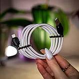USB кабель MOXOM micro USB (MX-CB46) Magnetic clips білий, фото 8