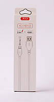 USB кабель XO Type-C (NB103) Bell 1m білий