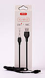 USB кабель XO Type-C (NB103) Bell 1m чорний, фото 4