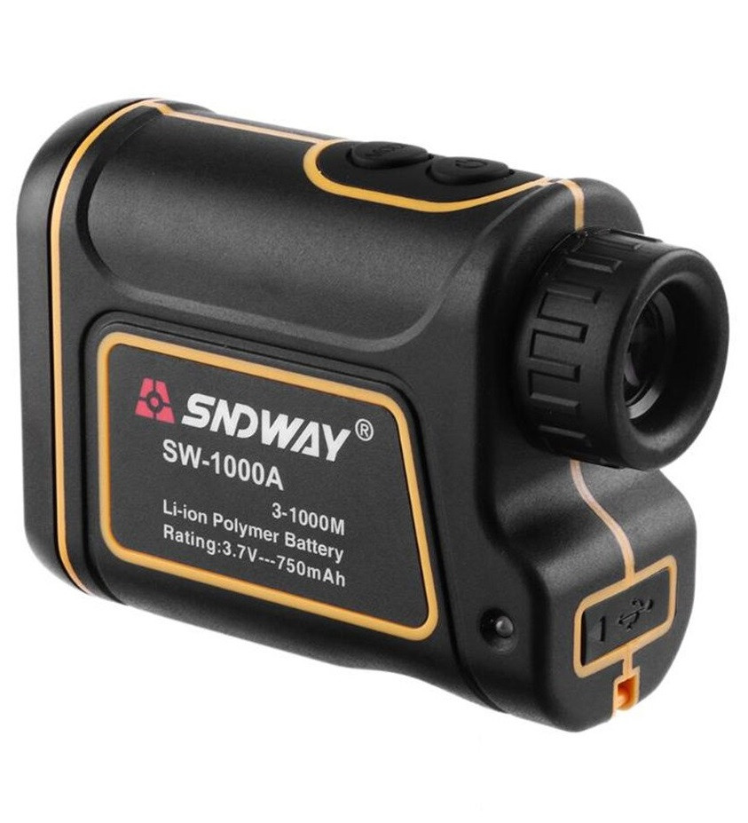 Далекомір лазерний ПРО, вимірювач швидкості SNDWAY SW-1000A 1000 м, фото 1
