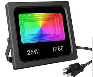 Прожектор Smart LED 7981 25 W IP66 RGB Bluetooth, з застосунком