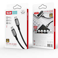 USB кабель XO Type-C to Lightning (NB-Q180A) 20W/ 1M чорний