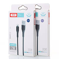 USB кабель XO Lightning (NB159) 2A/1.2m синій
