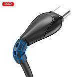 USB кабель XO Type-C (NB218) Zink Alloy/Anti-Breakage/2.4A/1m чорний, фото 5