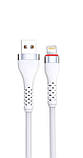 Магнітний USB кабель XO Lightning (NB213) 2.4A/1m білий, фото 3