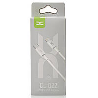 USB кабель DC Type-C to Lightning (CL-Q22) PD/ 20W/ 2m білий