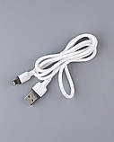 USB кабель DC Lightning (CL-210) білий, фото 4