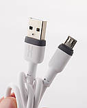 USB кабель DC micro (CL-210) білий, фото 4