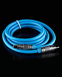 USB кабель DC Type-C to Type-C (CL-F28B) OD6.0/ PD/ 60W/ 1.2m блакитний, фото 3