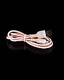 USB кабель DC Type-C (CL-12) 2.1A рожевий, фото 3