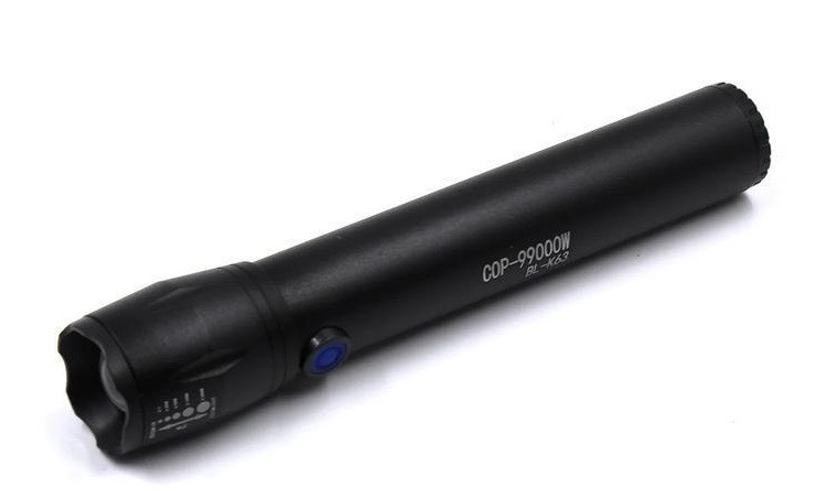 Ліхтарик ручний BL K63 6992, чорний, фото 1