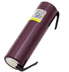 Акумулятор високотоковий Liitokala 18650HG2 18650 Li-ion 3.6 В 3000 мА·год 20 А, з клемами