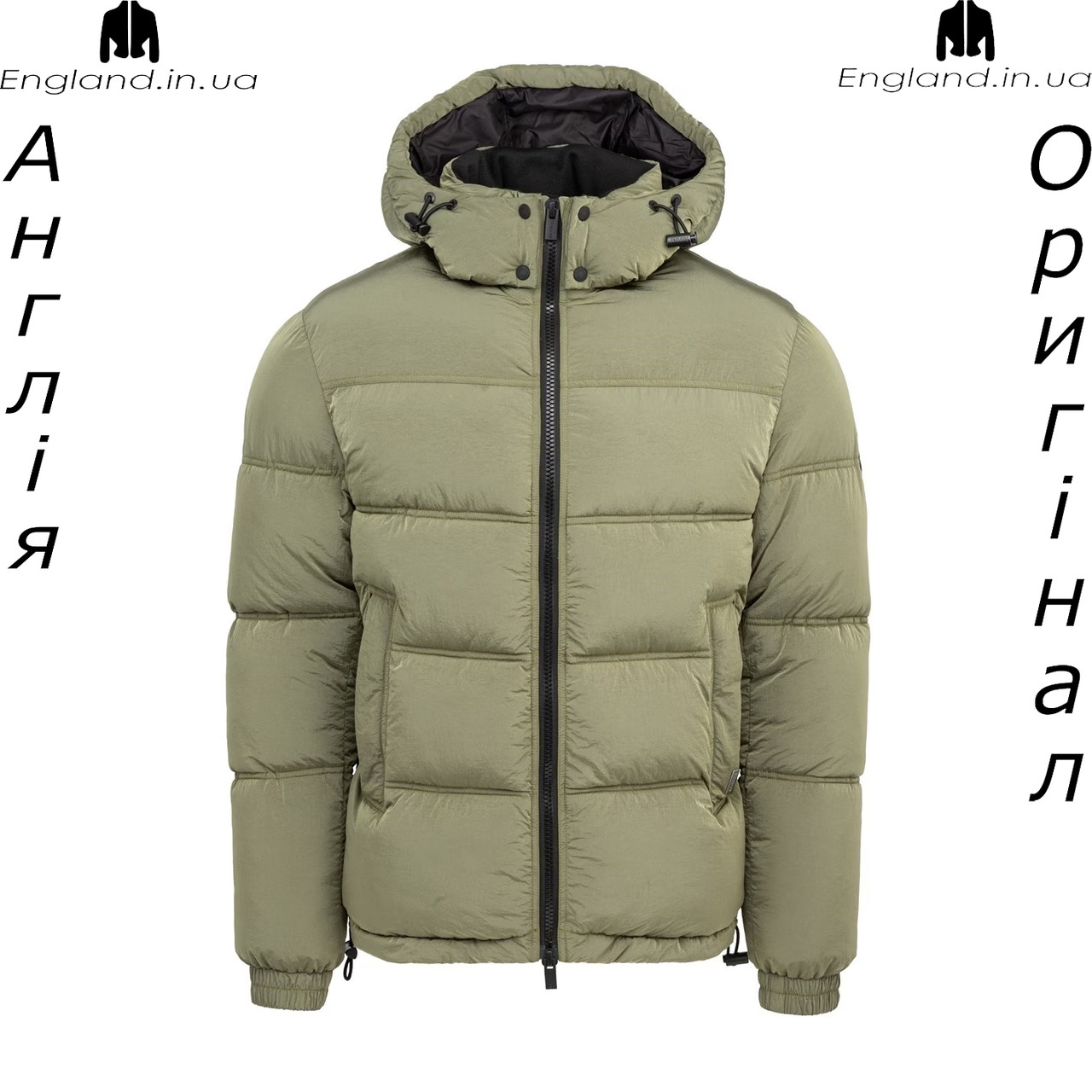 Куртка стьобана бомбер чоловіча Firetrap (Фаєртрап) з Англії - зимова, фото 1