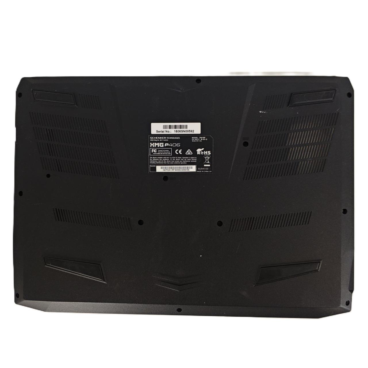 Нижня частина корпусу для ноутбука XMG (Schenker) P406-FMH (6-39-P6403-012) "Б/У"