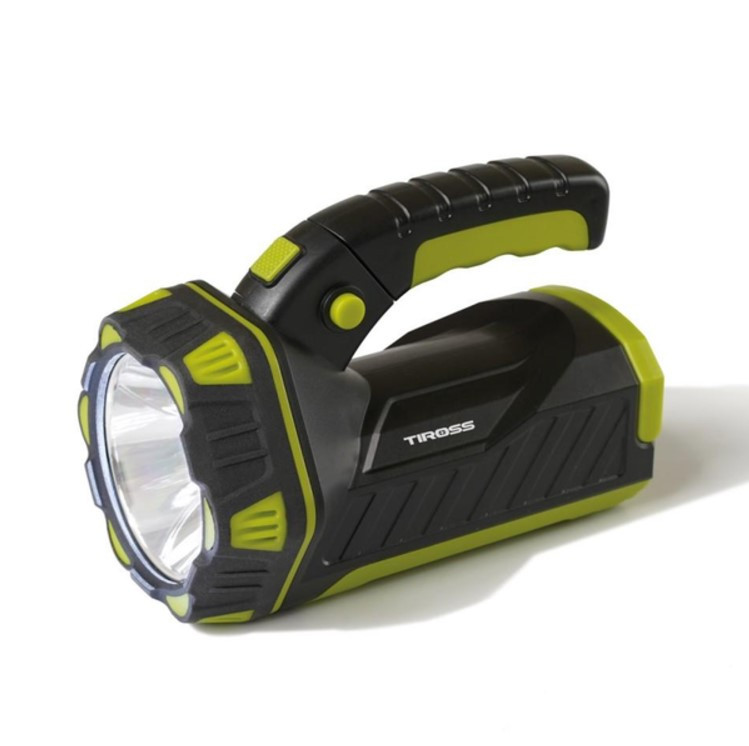 Ліхтар акумуляторний Tiross TS-1983, чорно-зелений, фото 1
